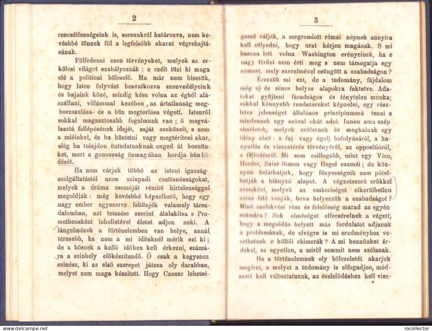 Az állam és Határai Irta Laboulaye Edouard, Forditas Molnár Antal 1869 Kolozsvar C526 - Old Books