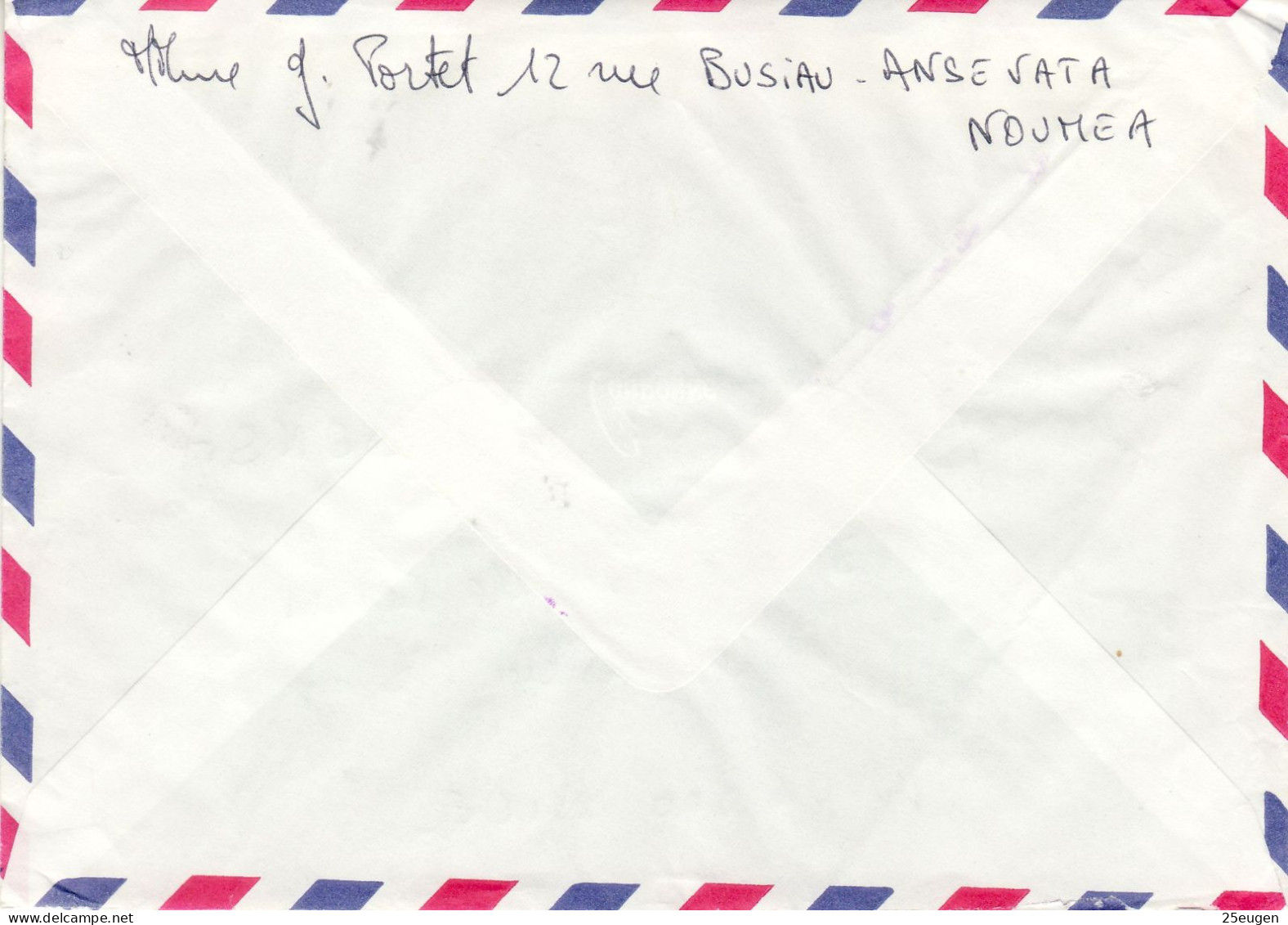 NEW CALEDONIA 1983 AIRMAIL LETTER SENT FROM NOUMEA TO NICE - Lettres & Documents
