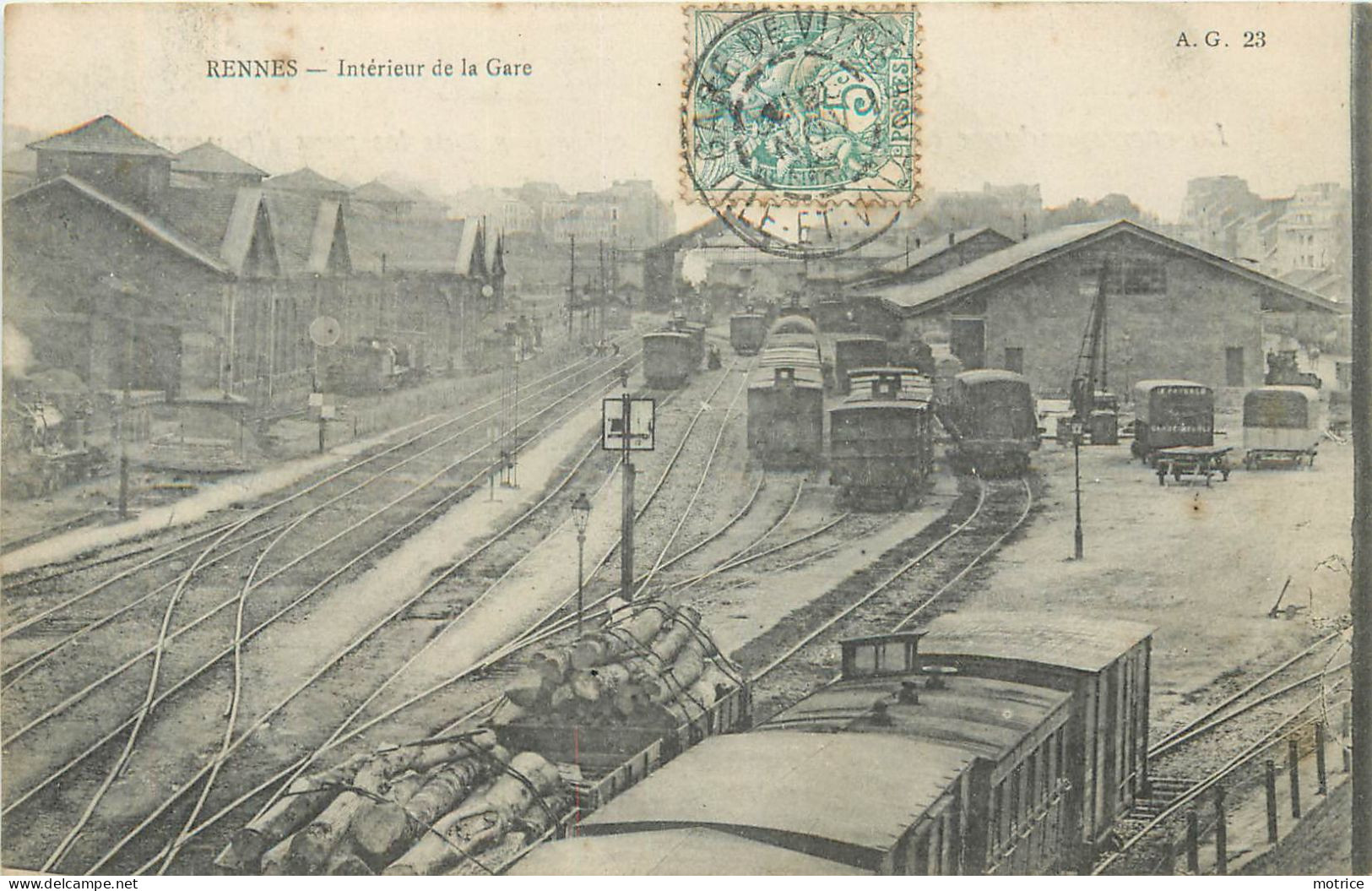 RENNES - Intérieur De La Gare. - Stazioni Con Treni