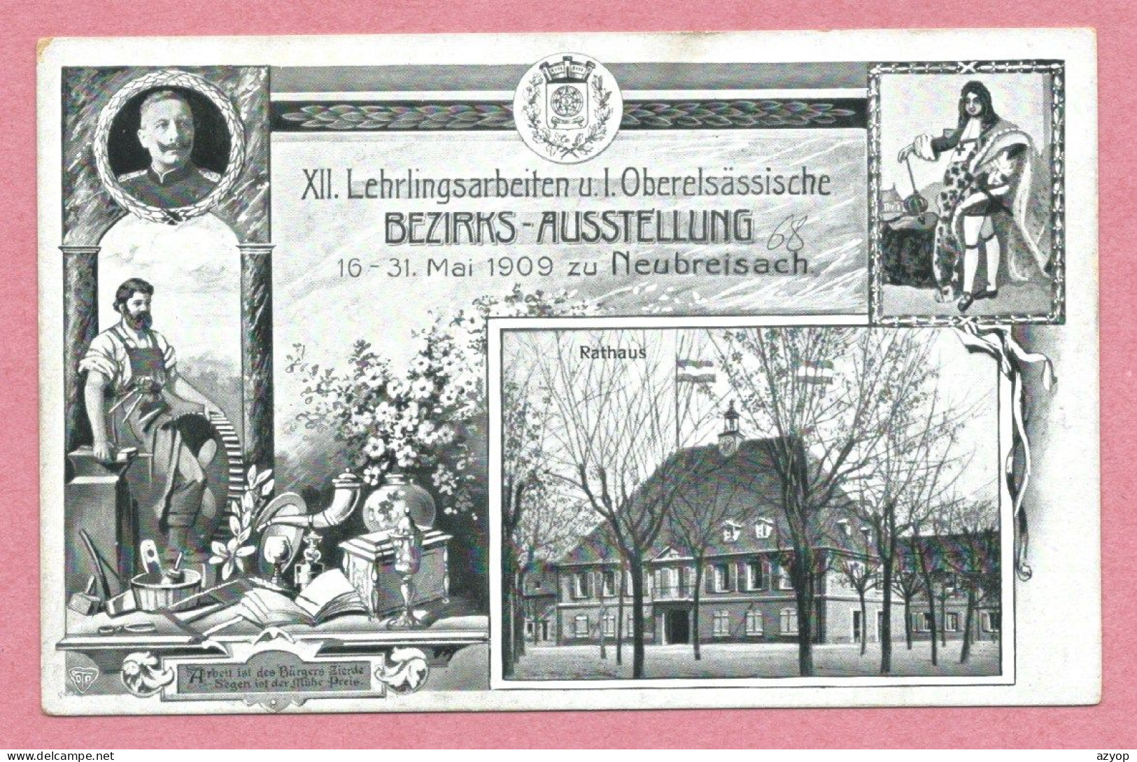 68 - NEUBREISACH - NEUF BRISACH - XII. Bezirks-Ausstellung - 1909 - Fête - Neuf Brisach