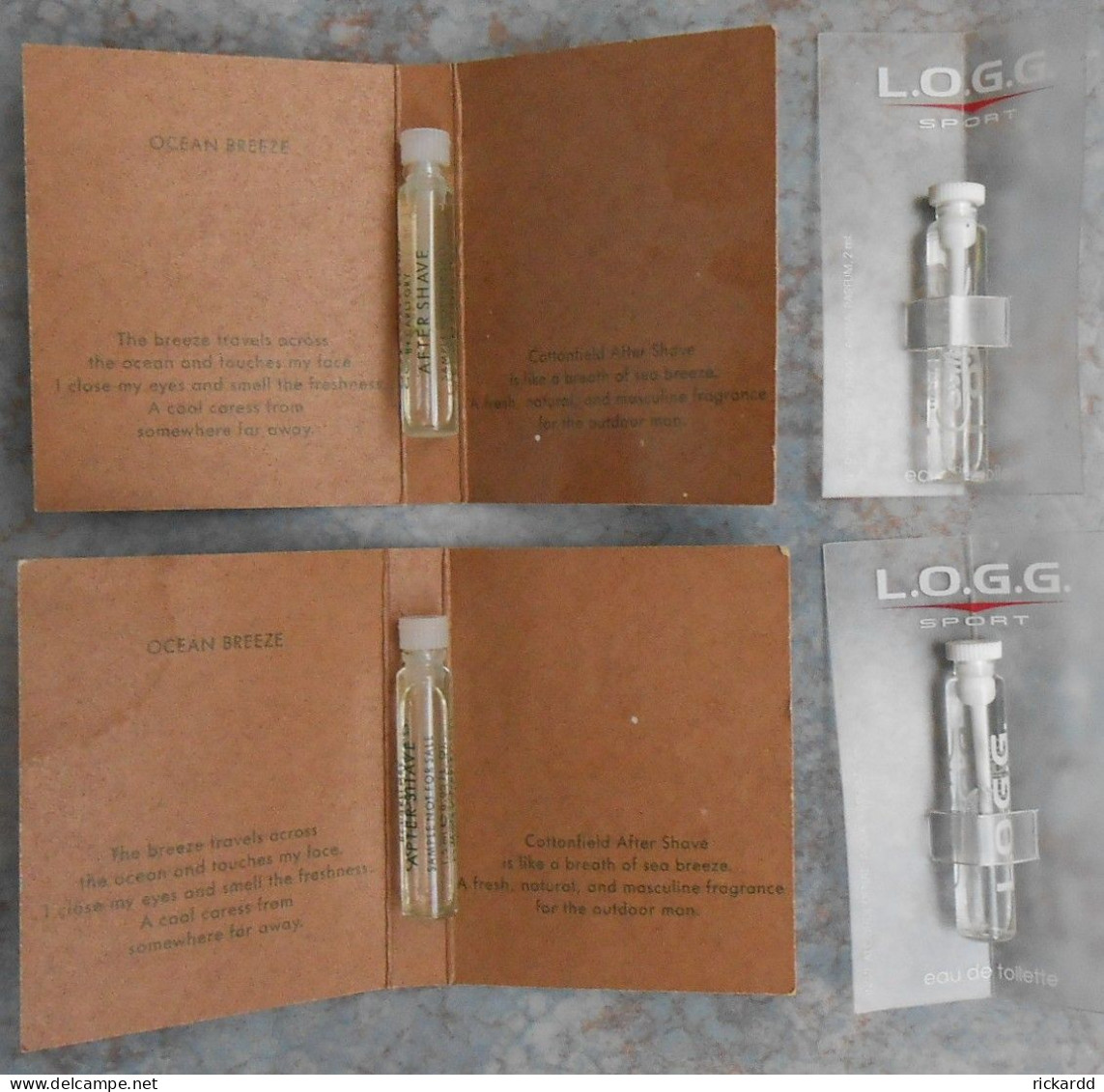 4 Pcs Parfume Samples - Campioncini Di Profumo (testers)