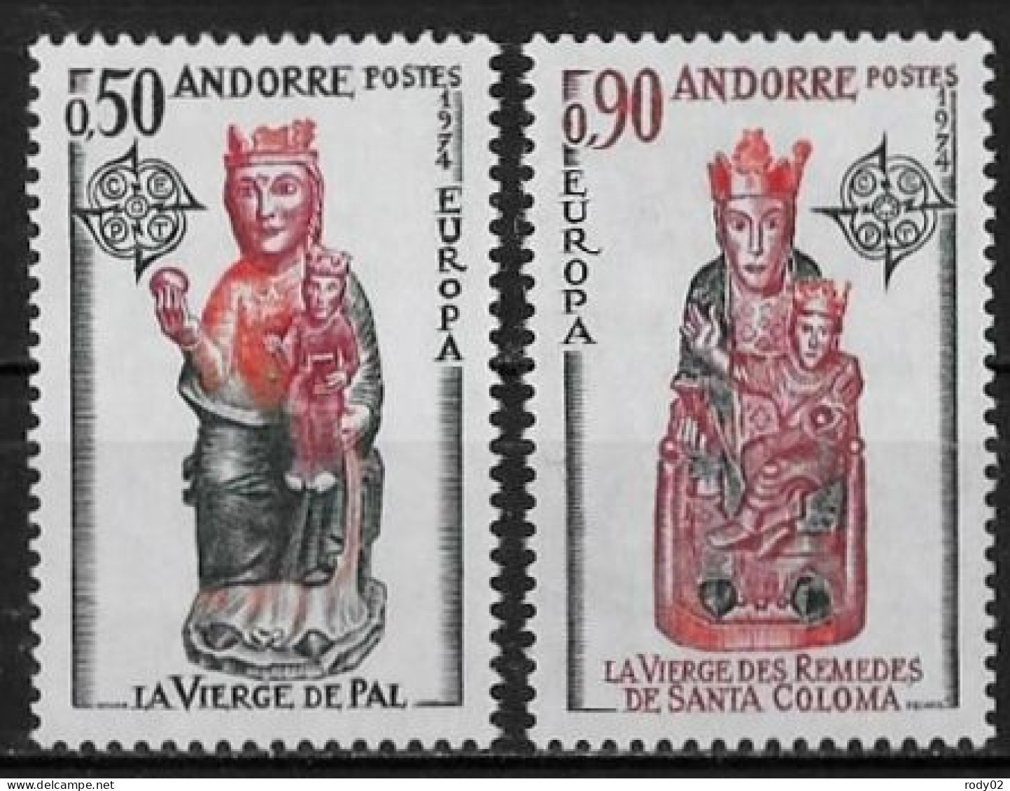 ANDORRE - EUROPA CEPT - N° 237 ET 238 - NEUF** MNH - 1974