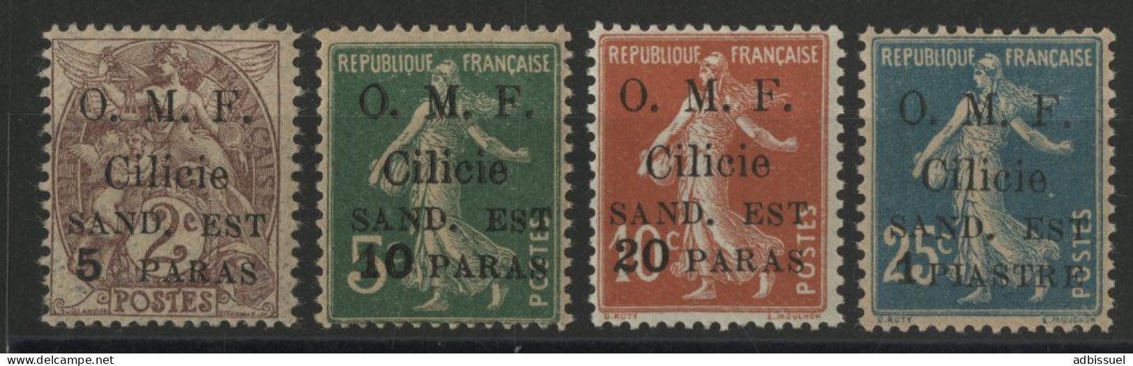 COLONIES CICILIE N° 98 + 99 + 100 + 101 Neufs * (MH) Cote 42 € TB - Nuevos