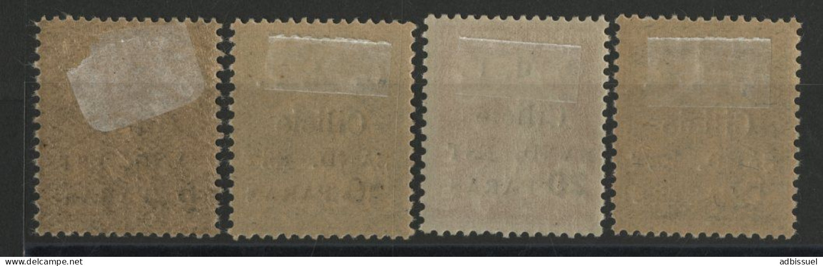 COLONIES CICILIE N° 98 + 99 + 100 + 101 Neufs * (MH) Cote 42 € TB - Unused Stamps