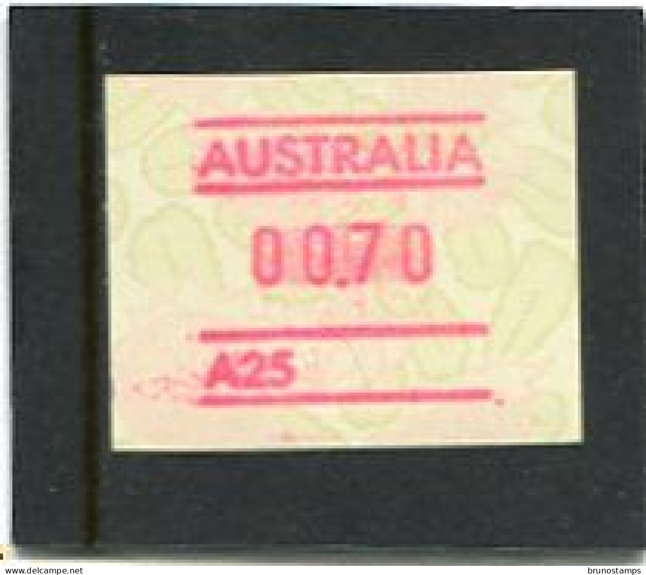 AUSTRALIA - 2004  70c  FRAMA  WARATAH  NO POSTCODE  A25  MINT NH - Automatenmarken [ATM]