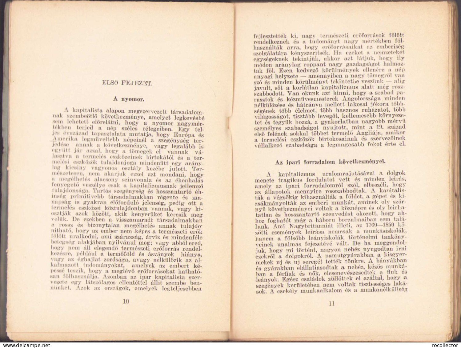 A Kapitalizmus Hanyatlása Irta Sidney Es Beatrice Webb, 1925 C440 - Livres Anciens