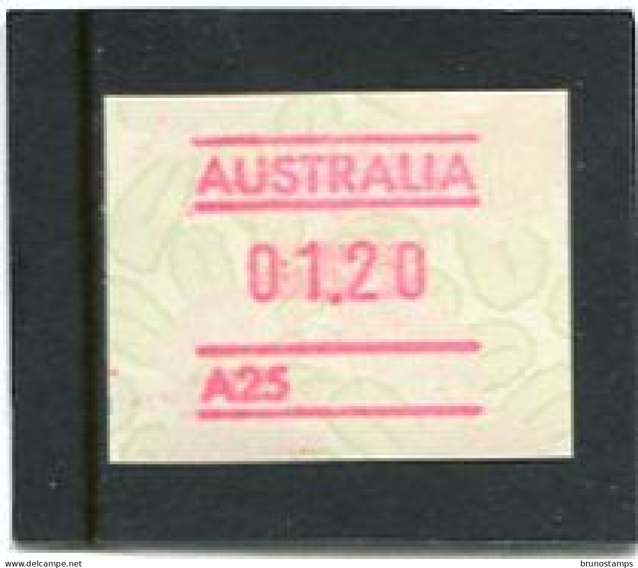 AUSTRALIA - 2004  1.20$  FRAMA  WARATAH  NO POSTCODE  A25  MINT NH - Machine Labels [ATM]