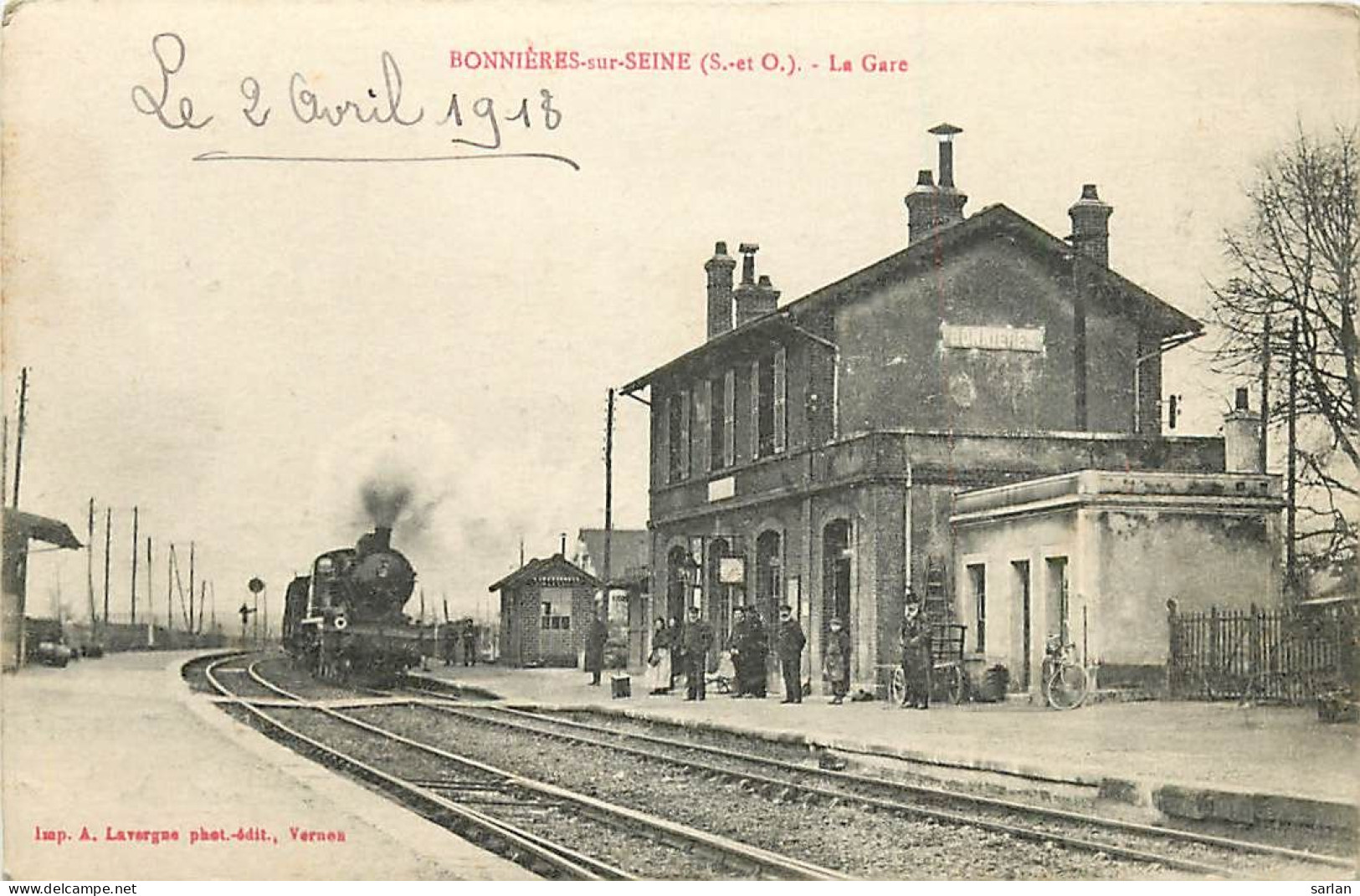 78 , BONNIERE , La Gare , *  473 86 - Bonnieres Sur Seine