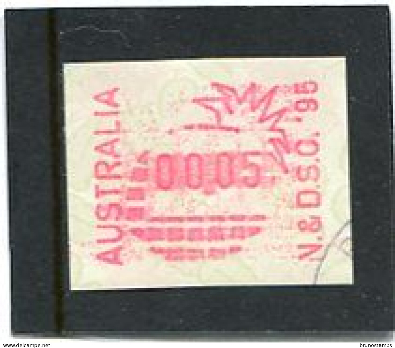 AUSTRALIA - 1995  5c  FRAMA  WARATAH  NO POSTCODE  N&DSC  FINE USED - Timbres De Distributeurs [ATM]