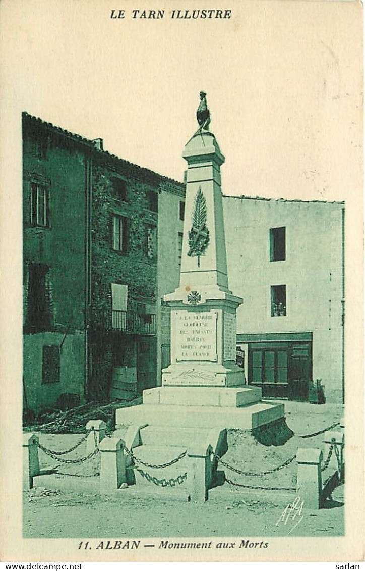 81 , ALBAN , Monument Aux Morts , *  474 10 - Alban