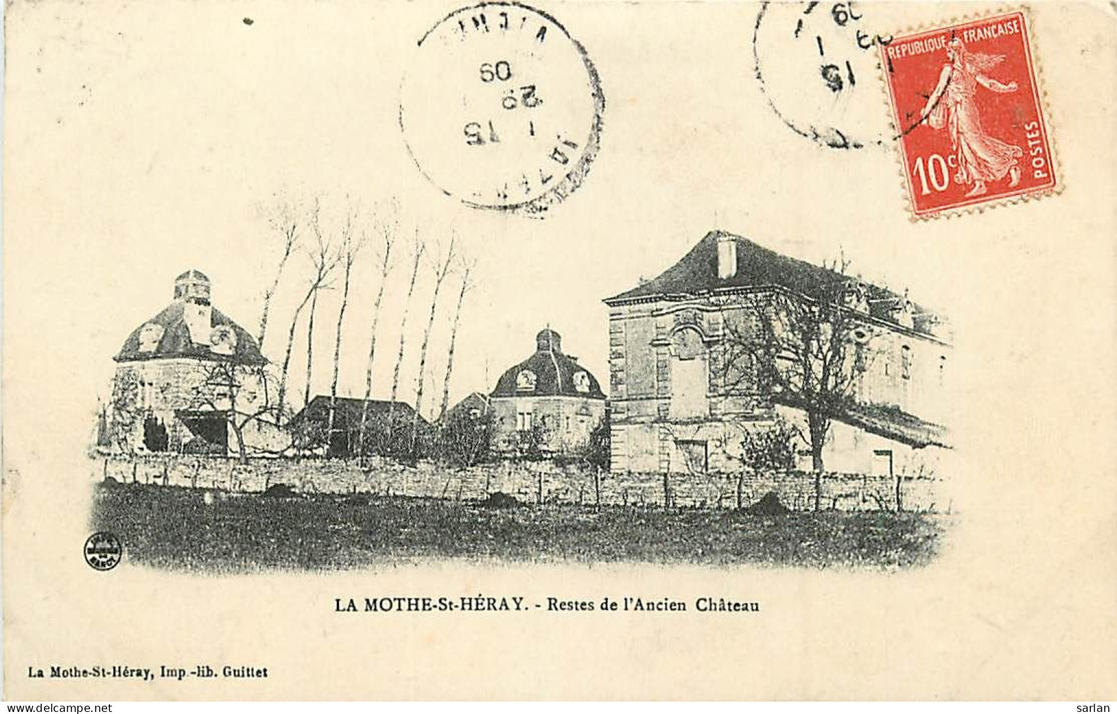 79 , LA MOTHE ST HERAY , Reste De L'ancien Chateau , *  474 12 - La Mothe Saint Heray