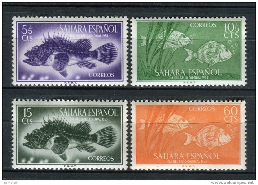 Sahara 1953. Edifil 108-11 ** MNH. - Sahara Español