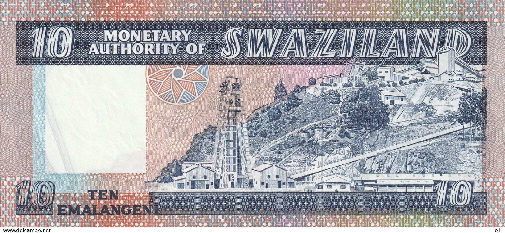 SWAZILAND 10 EMALANGENI 1974  P-4  UNC - Swasiland