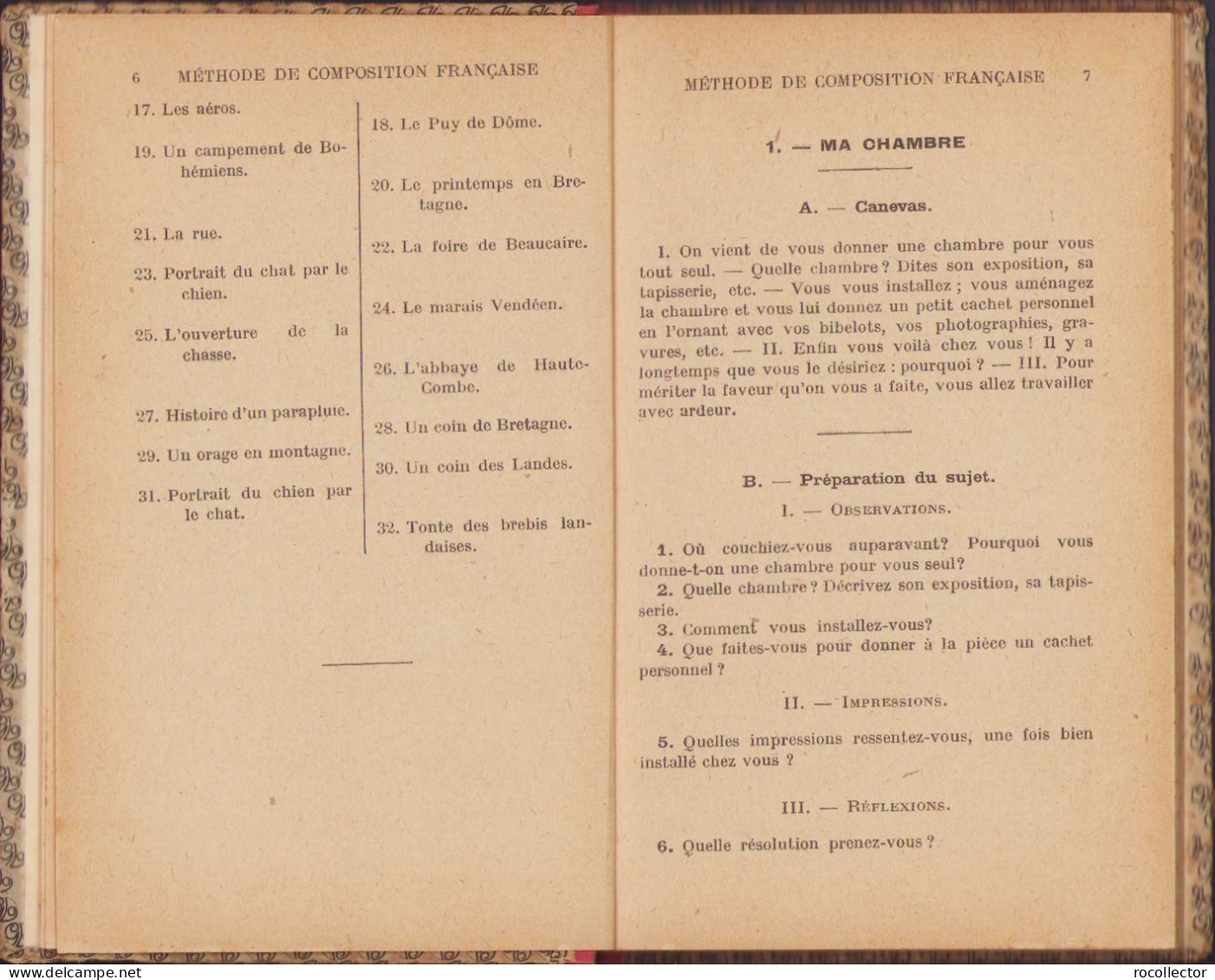 Methode De Composition Francaise Livre De L’Eleve, 1926 C315 - Old Books