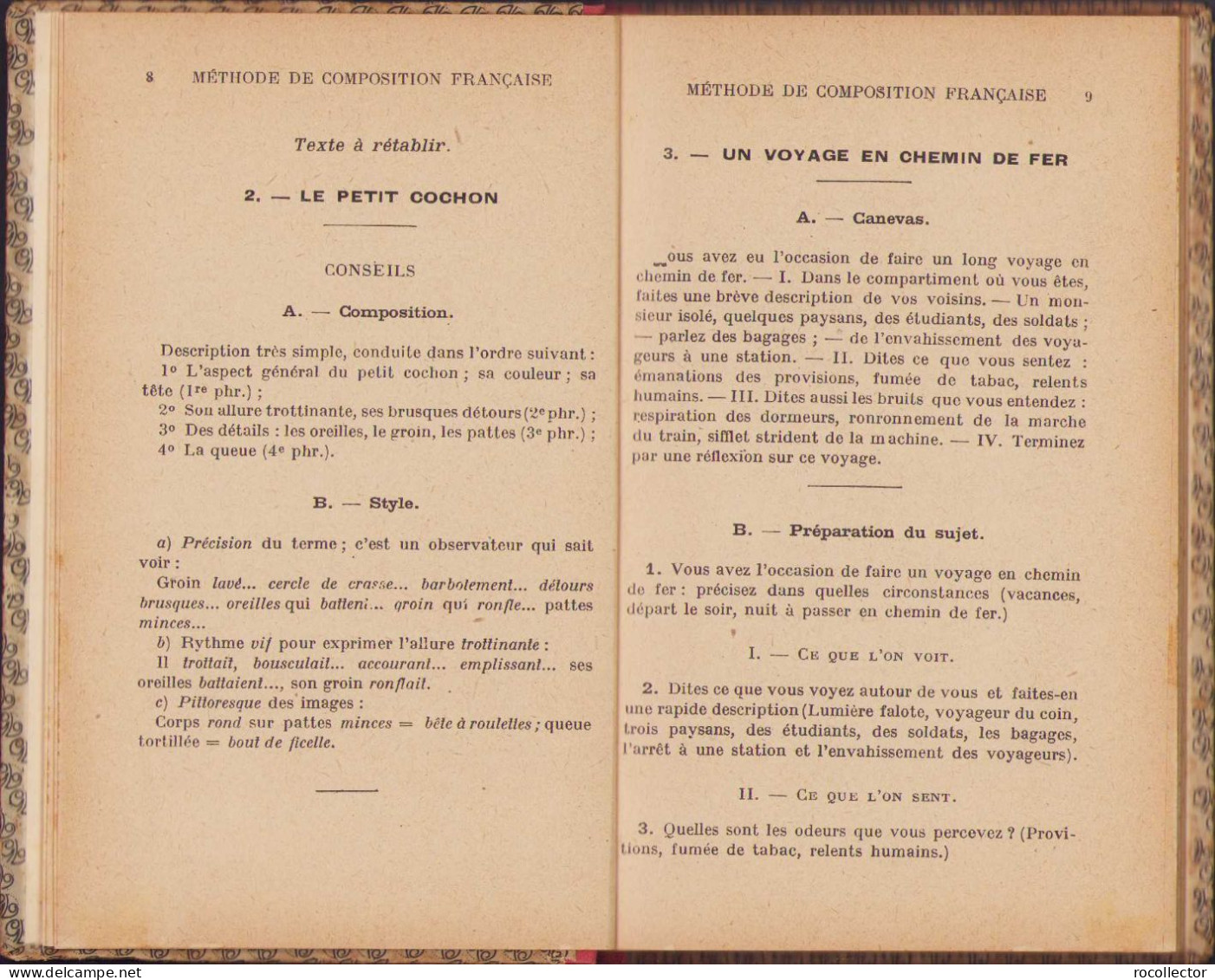 Methode De Composition Francaise Livre De L’Eleve, 1926 C315 - Alte Bücher