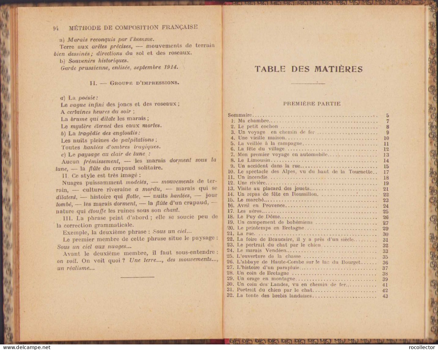 Methode de Composition Francaise Livre de l’Eleve, 1926 C315