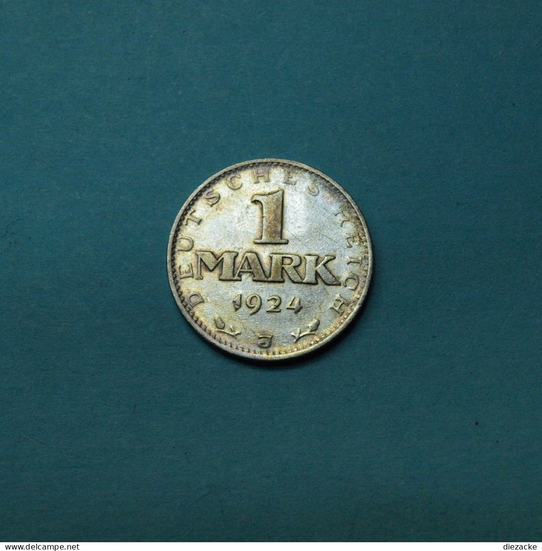 Weimar 1924 J 1 Mark (M5271 - 1 Mark & 1 Reichsmark