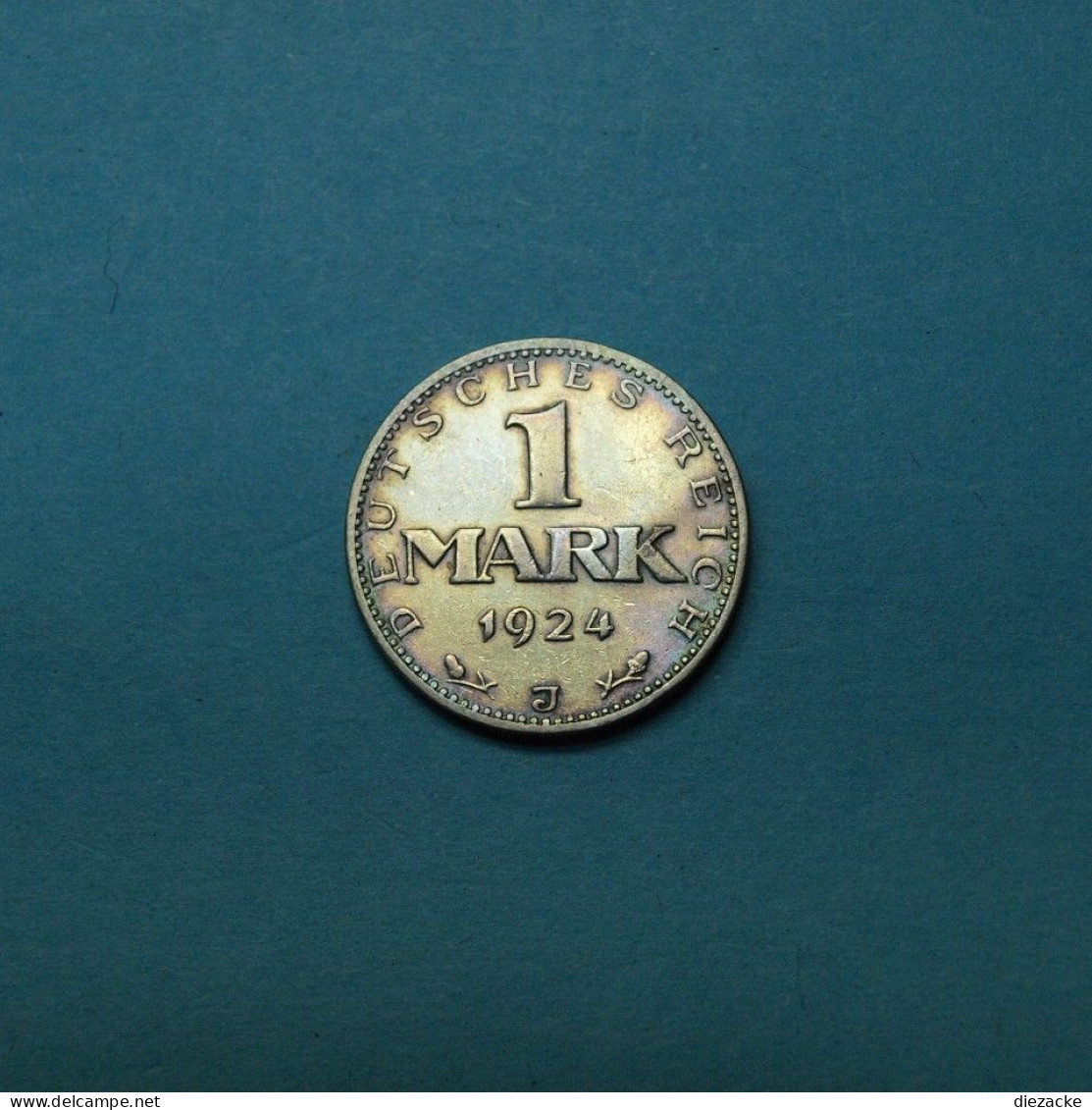Weimar 1924 J 1 Mark (M5270 - 1 Mark & 1 Reichsmark