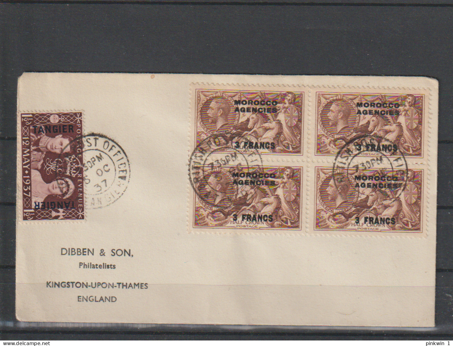 Britse Post Marokko Postal History - Bureaux Au Maroc / Tanger (...-1958)