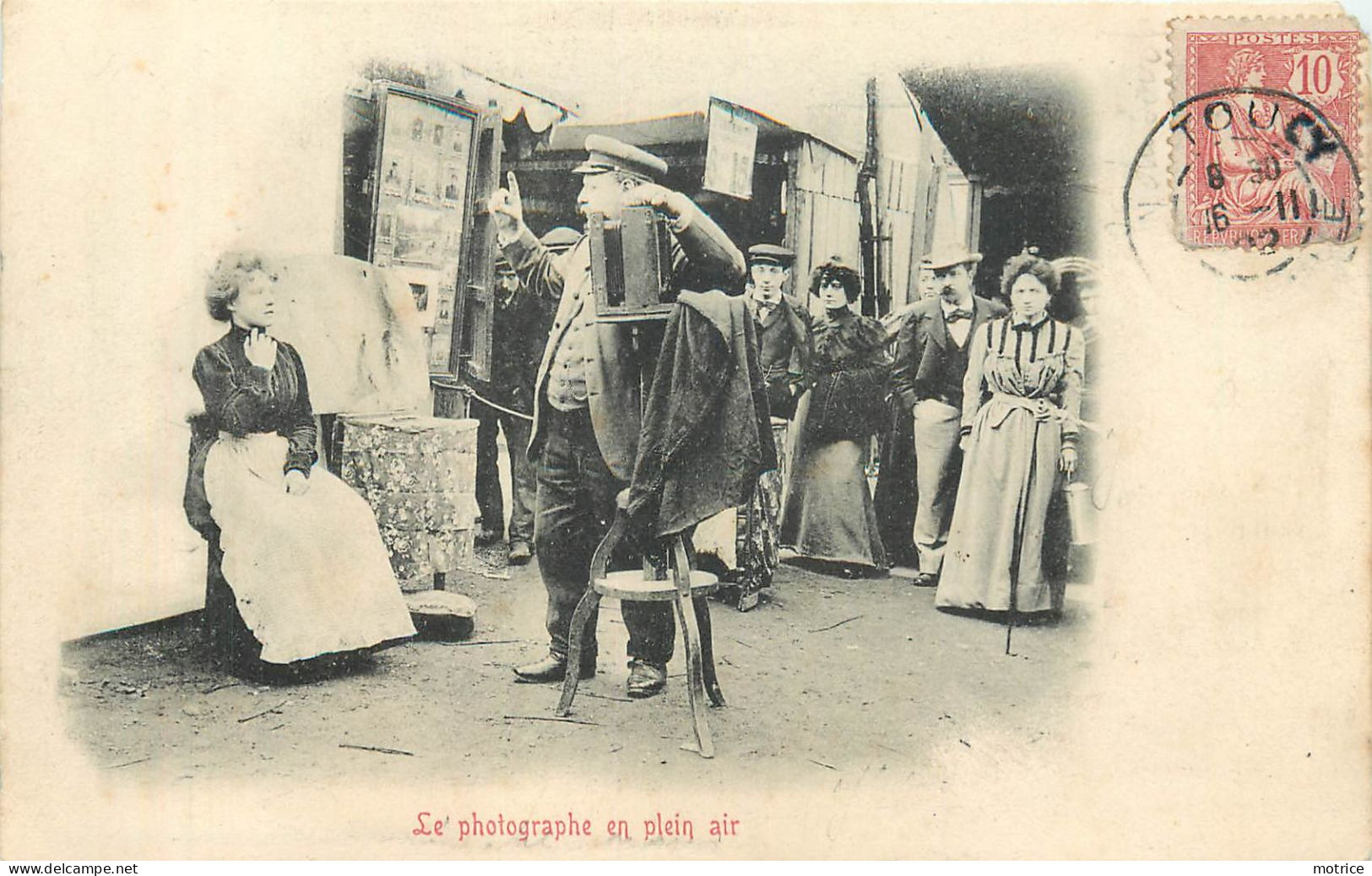 METIERS DE PARIS - Le Photographe De Plein Air, Kunzli. (carte Vendue En L'état) - Collections & Lots