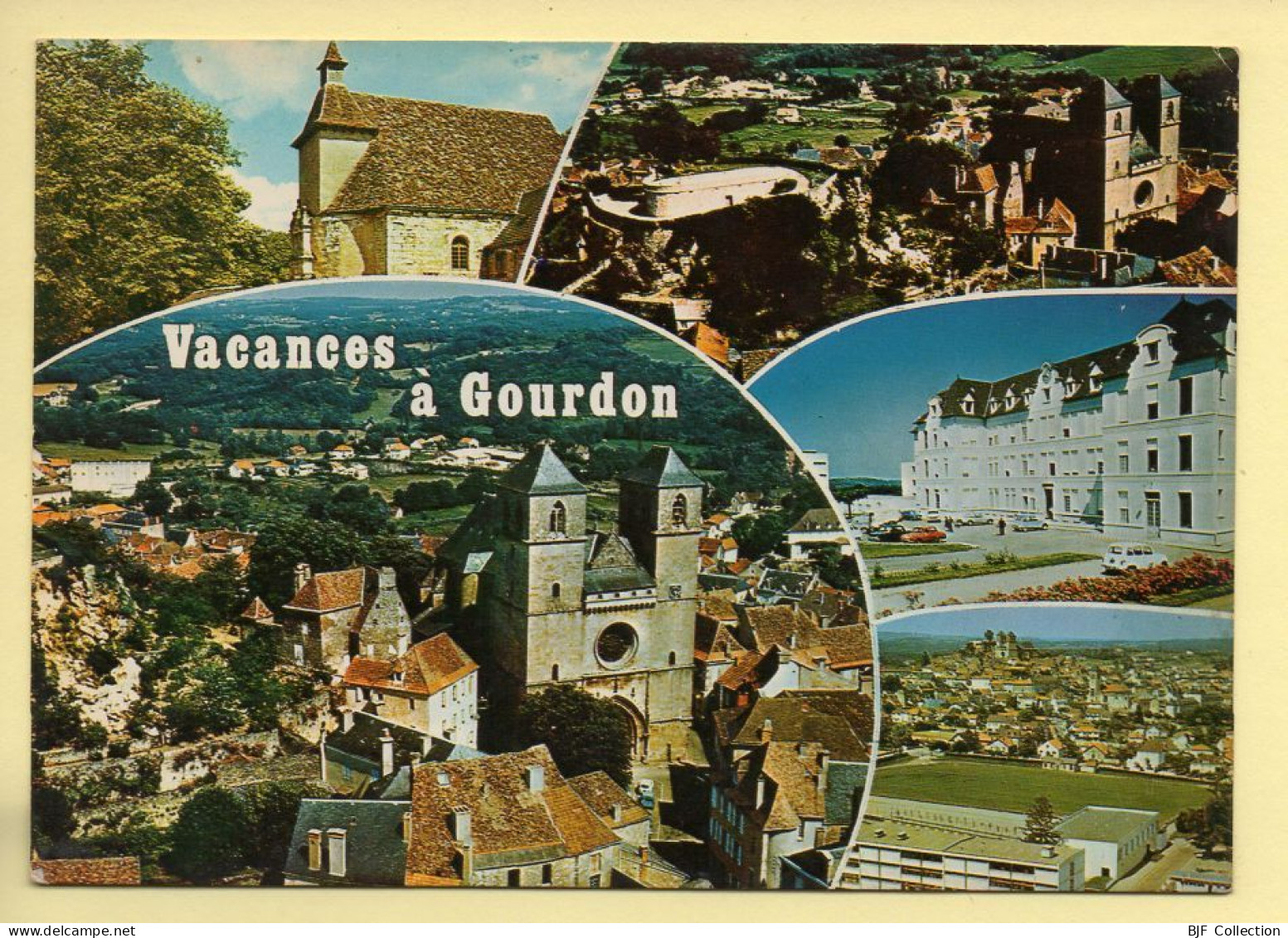 46. Vacances à GOURDON – Multivues (voir Scan Recto/verso) - Gourdon