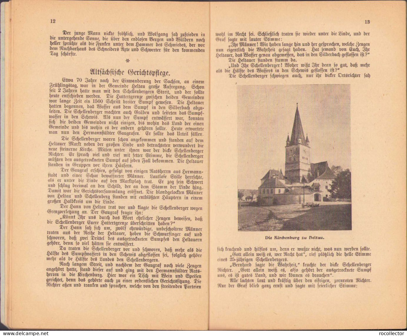 Bilder Aus Der Heimischen Geschichte. I Teil Von Hermann Rehner, 1933 Hermannstadt C286 - Livres Anciens