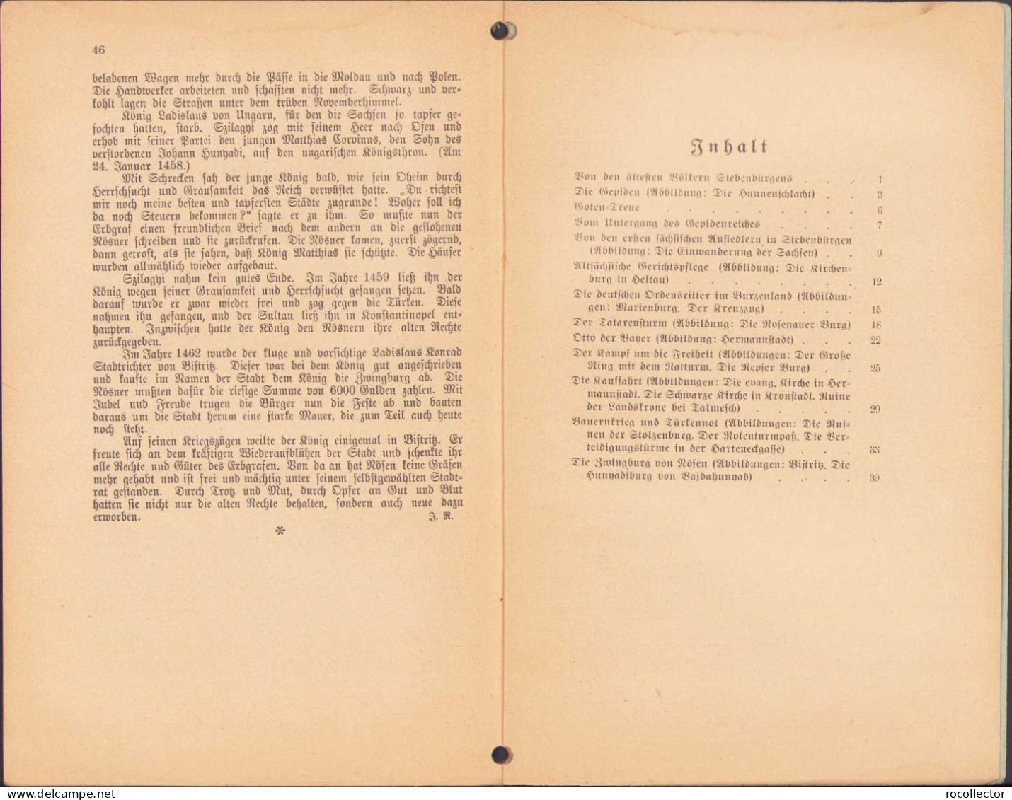 Bilder aus der heimischen Geschichte. I Teil von Hermann Rehner, 1933 Hermannstadt C286