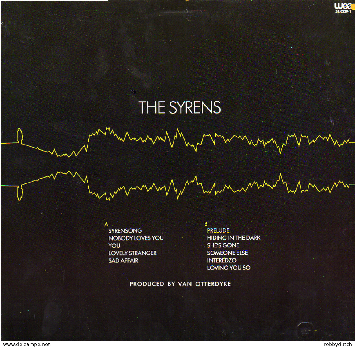 * LP *  VAN OTTERDYKE - RTHE SYRENS (Holland 1983 EX-) - Disco, Pop