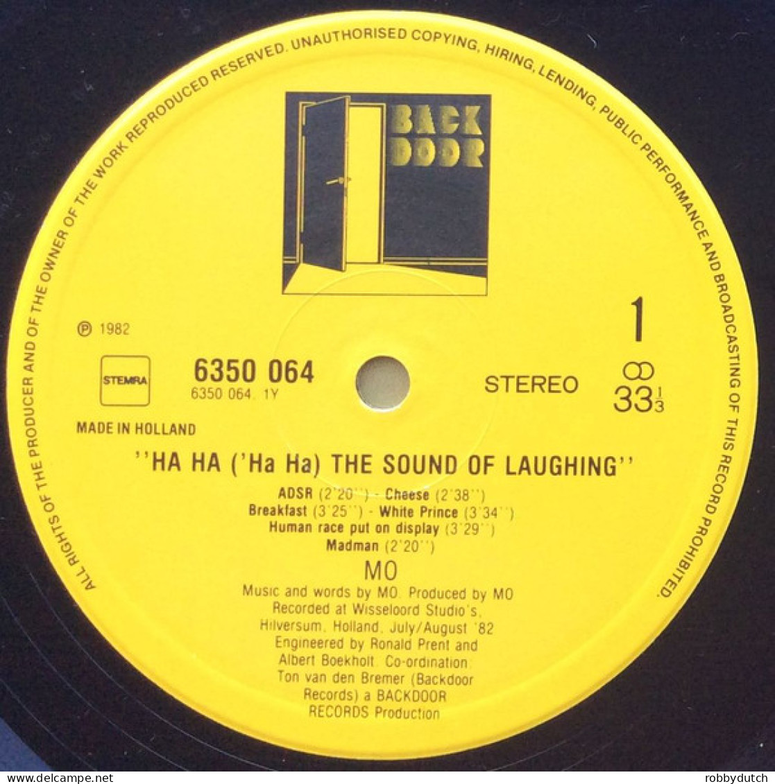 * LP *  THE MO - HA HA THE SOUND OF LAUGHING (Holland 1982 EX-) - Rock