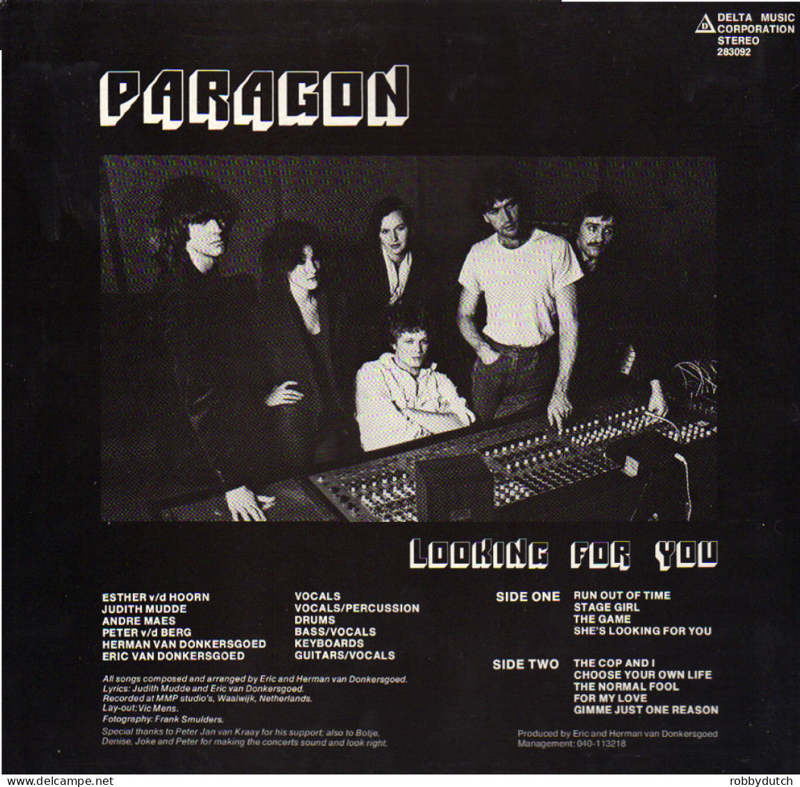 * LP *  PARAGON - LOOKING FOR YOU (Holland  1982 EX) - Disco & Pop