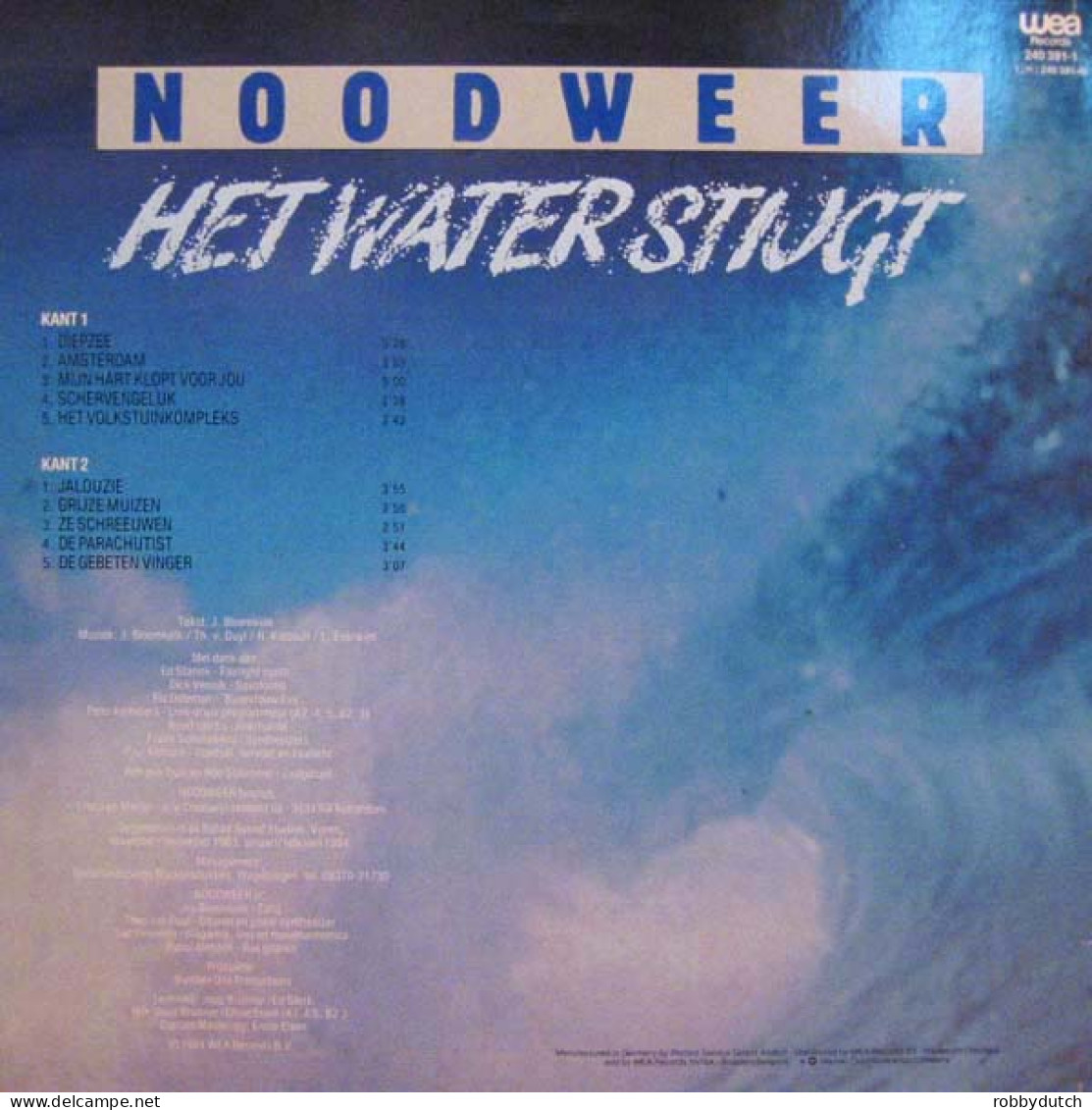 * LP *  NOODWEER - HET WATER STIJGT (Holland 1984 ) - Sonstige - Niederländische Musik