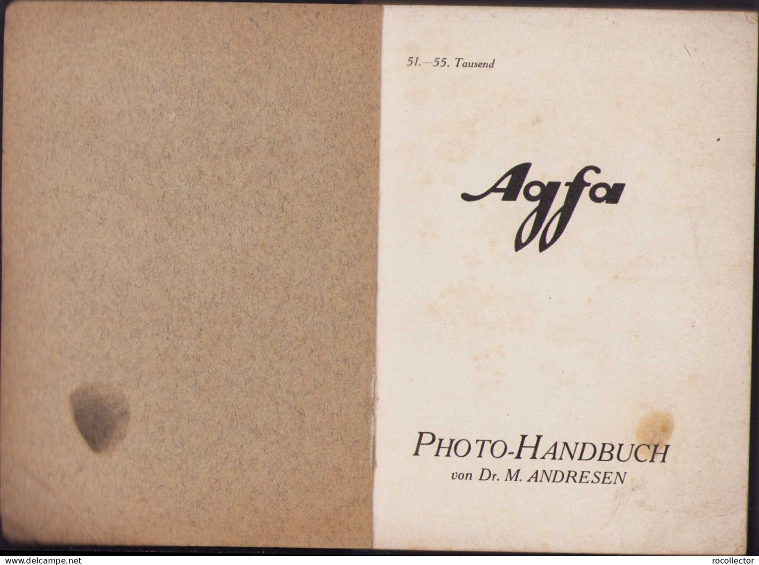 AGFA Photo-Handbuch Von M. Andressen C257 - Old Books