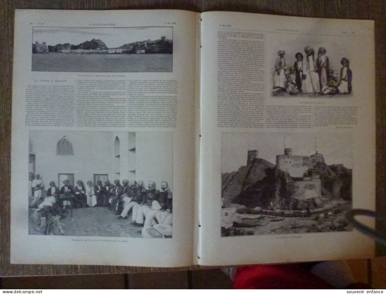 L'Illustration Mai 1899  Madagascar Général Galliéni Commandant Marchand Thoissey Collège Menuisier Mascate - 1850 - 1899