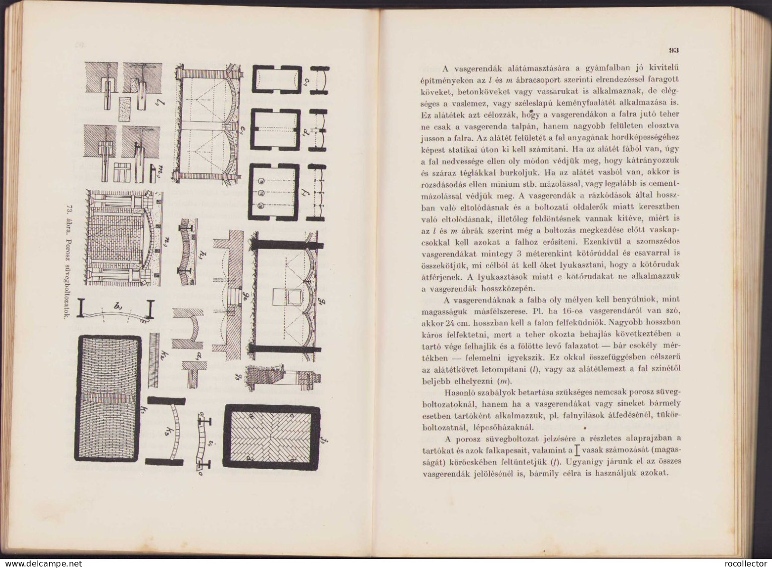 A Vasuti Magasépitmények Épitési Szerkezetek Irta Bertalan Imre 1930 II Resz Budapest C247 - Oude Boeken