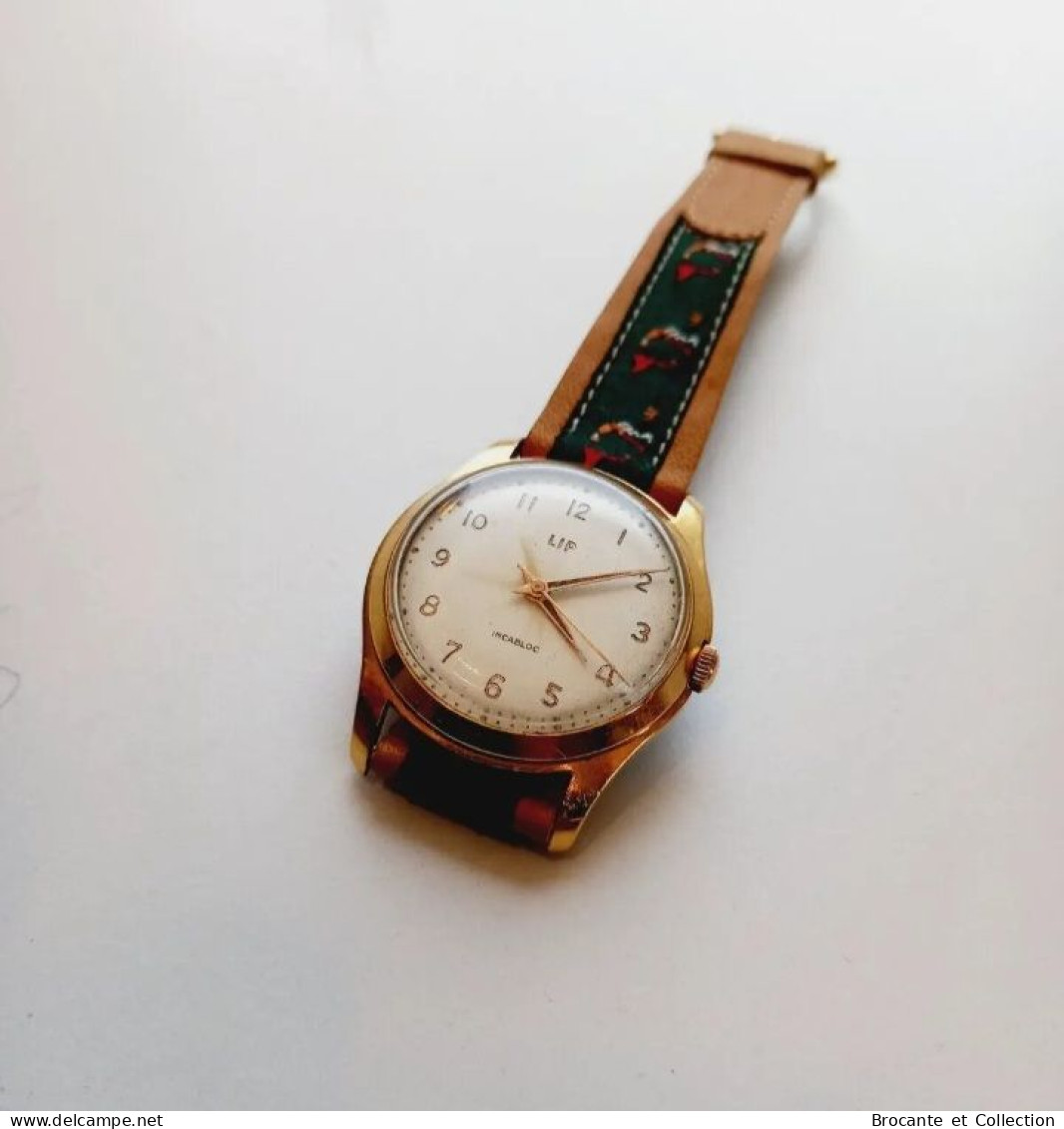 Belle Montre Ancienne Mécanique Homme - Lip R23 Plaqué OR - Watches: Old