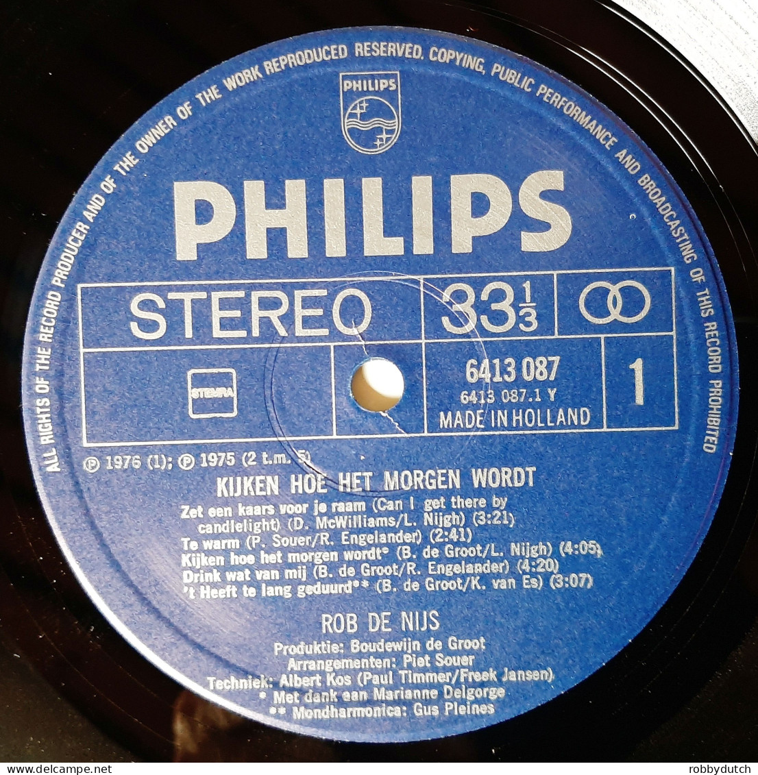 * LP *  ROB DE NIJS - KIJKEN HOE HET MORGEN WORDT (Holland 1976 - Other - Dutch Music