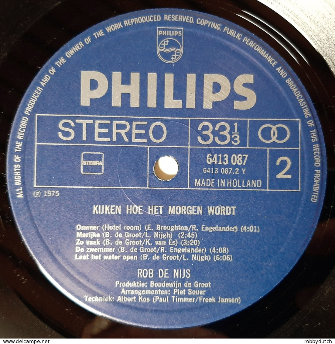 * LP *  ROB DE NIJS - KIJKEN HOE HET MORGEN WORDT (Holland 1976 - Other - Dutch Music