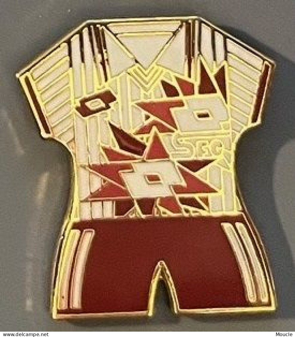 MAILLOT DU SERVETTE FC - FOOT - FOOTBALL - GENEVE - GENEVA - CLUB - SUISSE - GRENAT - LOTTO - SFC - SOCCER - SCHWEIZ(28) - Fussball