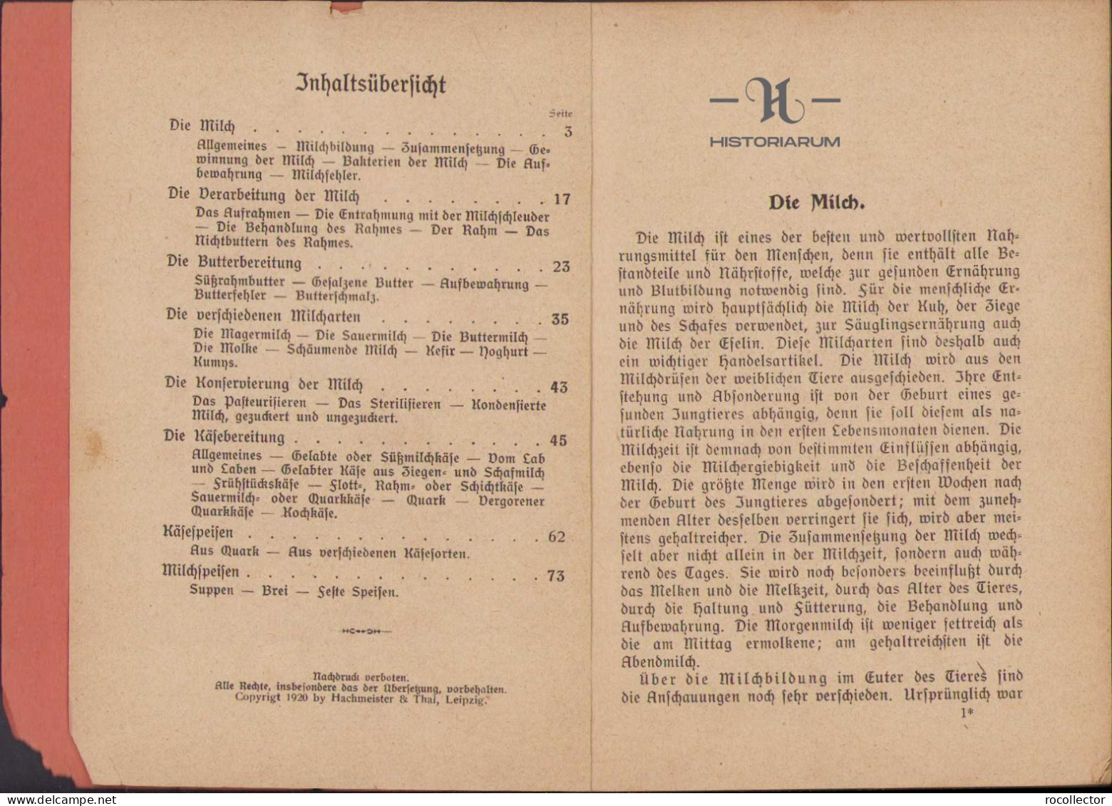 Die Milchverwertung Im Haushalte Von I. Schneider C88 - Libros Antiguos Y De Colección