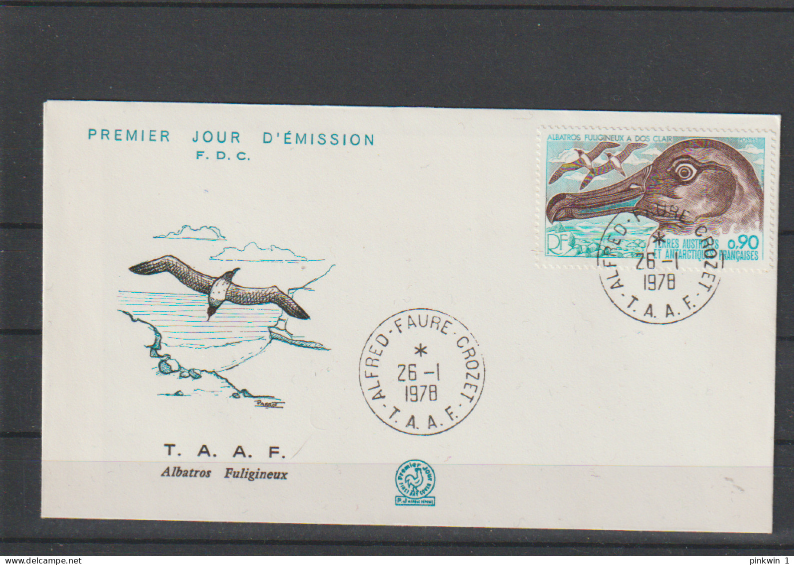 Taaf FDC Mi 118  26-1-78 - FDC