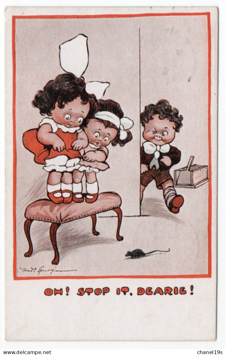 FRED SPURGIN - CHILDREN - RAT - USED With STAMP 1918 - CONDITION READ DESCRIPTION & SEE SCANS !! - Dessins D'enfants