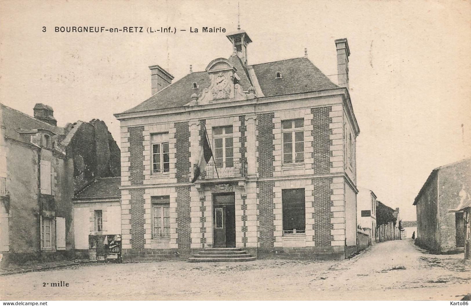 Bourgneuf En Retz * Place De La Mairie * Hôtel De Ville - Bourgneuf-en-Retz