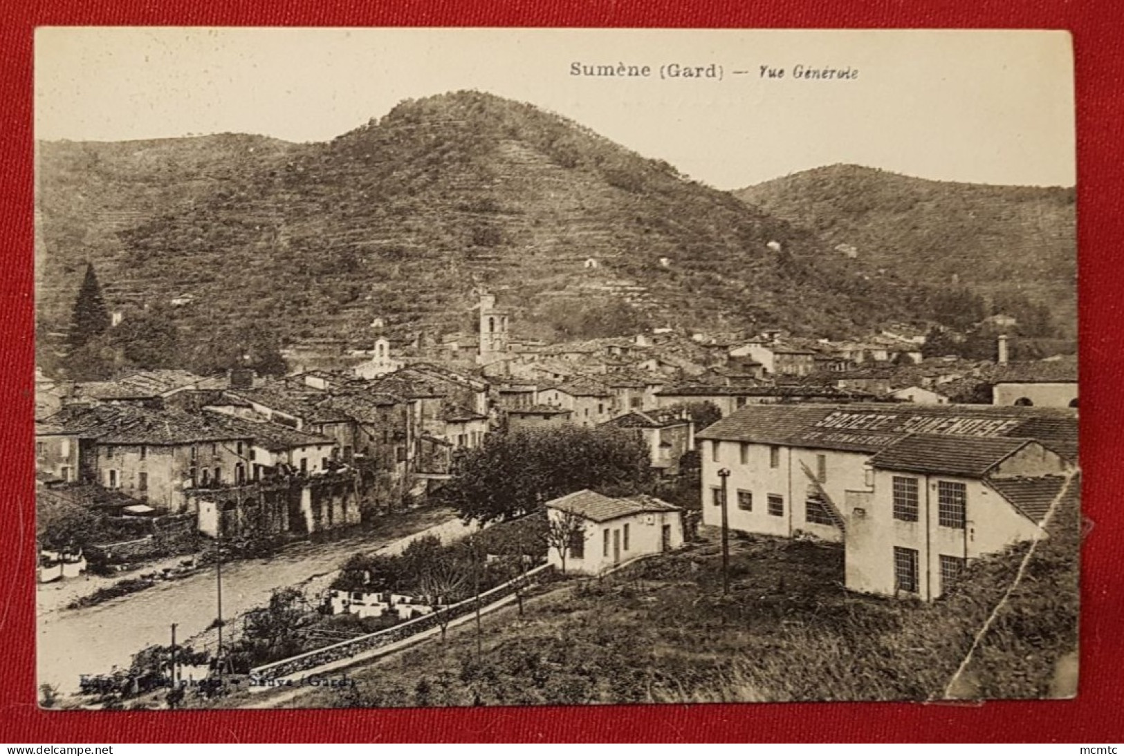 CPA  Abîmée - Sumène -(Gard) - Vue Générale - Sumène