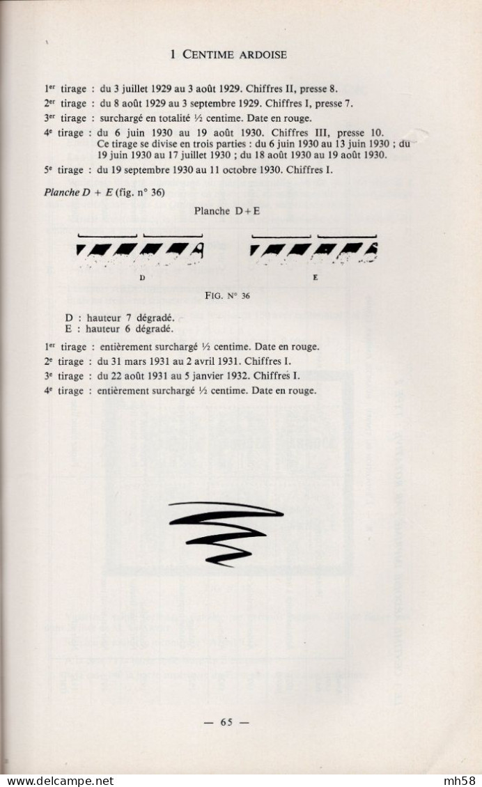 STORCH FRANÇON 1977 - Monographie Des Timbres Au Type Blanc - Filatelie En Postgeschiedenis