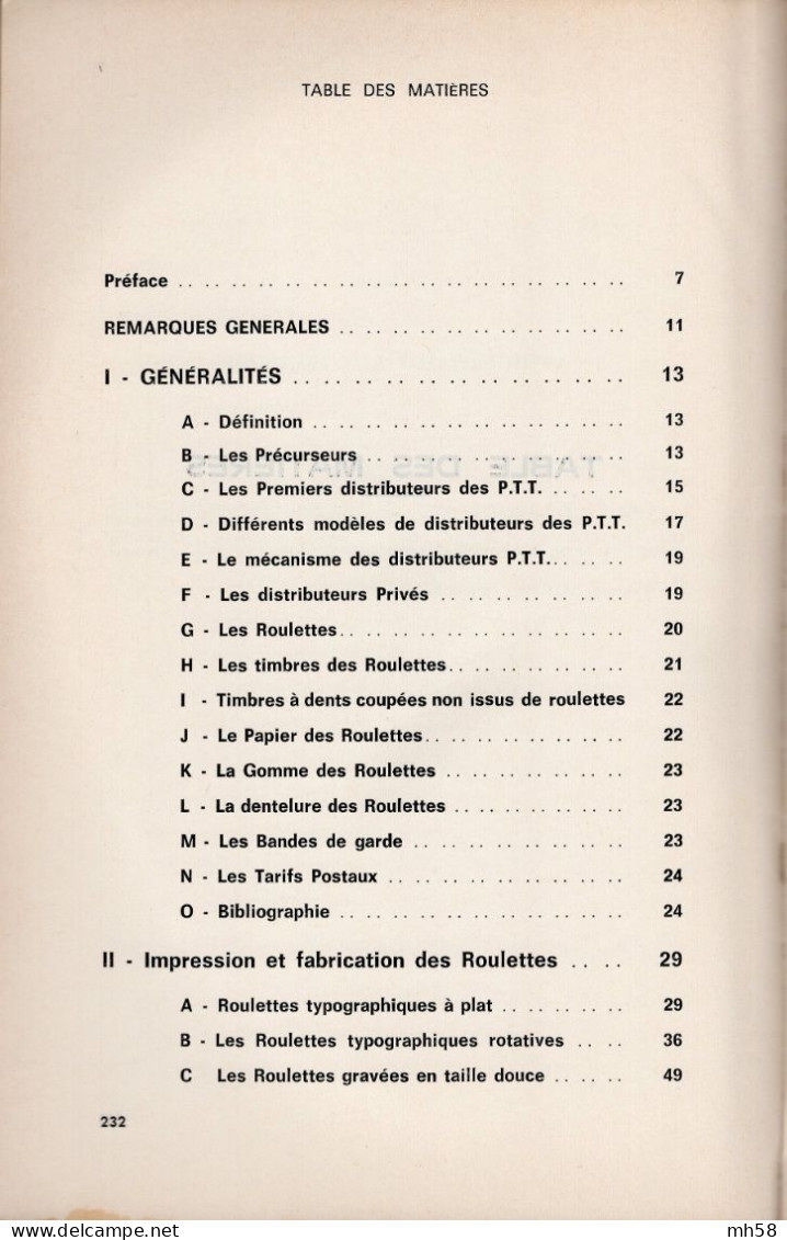 BROUSTINE MIGNON STORCH FRANÇON 1977 - France Les Roulettes Timbres Pour Appareils Distributeurs - Filatelia E Historia De Correos