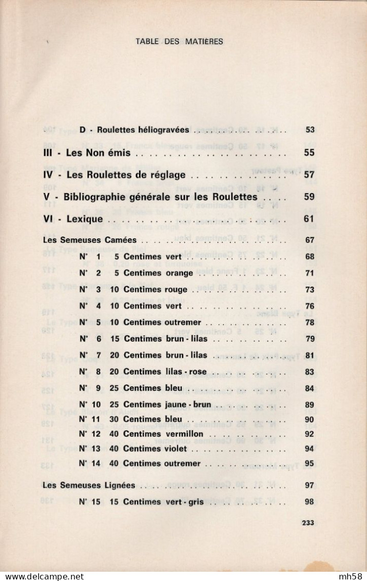 BROUSTINE MIGNON STORCH FRANÇON 1977 - France Les Roulettes Timbres Pour Appareils Distributeurs - Filatelia E Historia De Correos