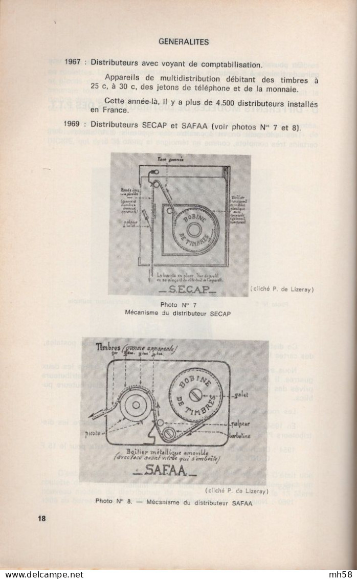 BROUSTINE MIGNON STORCH FRANÇON 1977 - France Les roulettes timbres pour appareils distributeurs