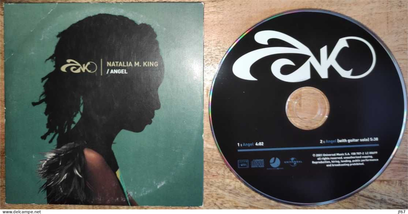 Natalia M. King – Angel (CD Single 2 Titres) - Country & Folk