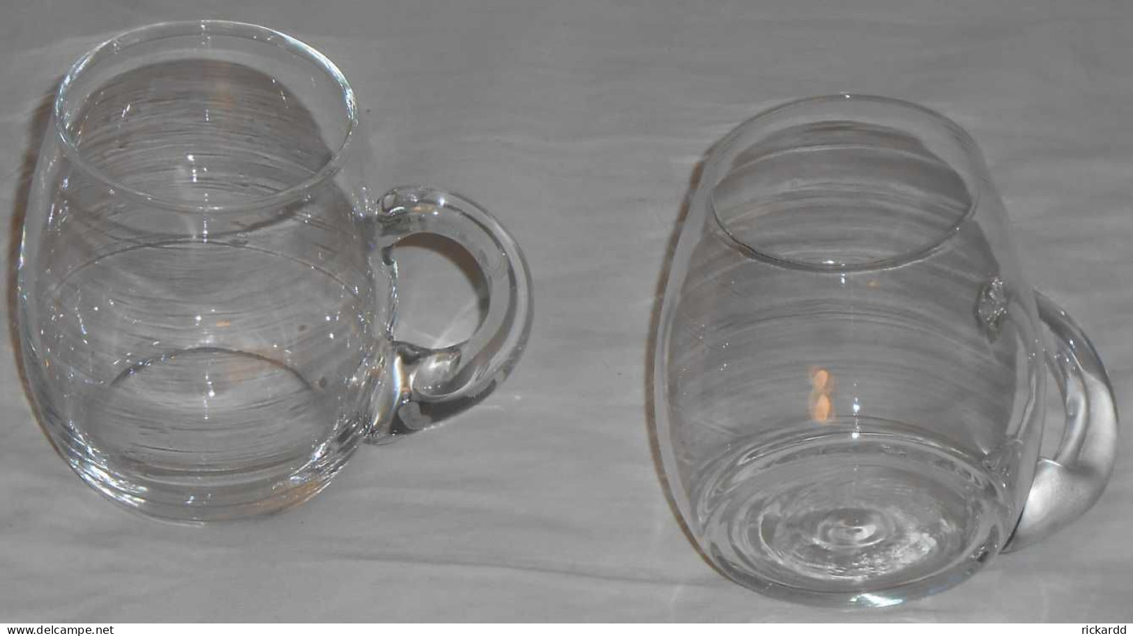 2 Pieces Of Muglike Glasses - Vetro & Cristallo