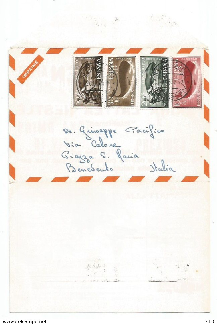 Fernando Poo Dear Doctor ADV Promo NESTOGEN By Nestlé Airmail Impremé CV Santa Isabel 20nov1962 X Italy - Sonstige - Afrika